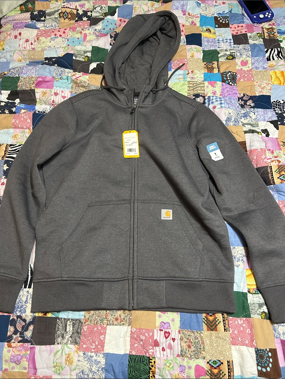 Carhartt Women’s Relaxed Fit Zip-Up Hoodie Jacket Medium